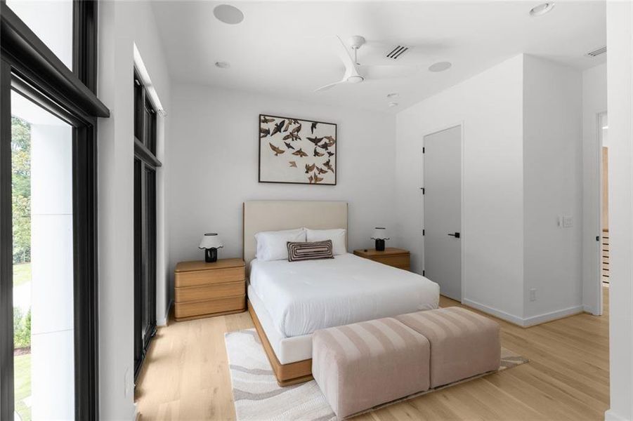 Furnished interior view inside a new home in , Atlanta (Image 38).