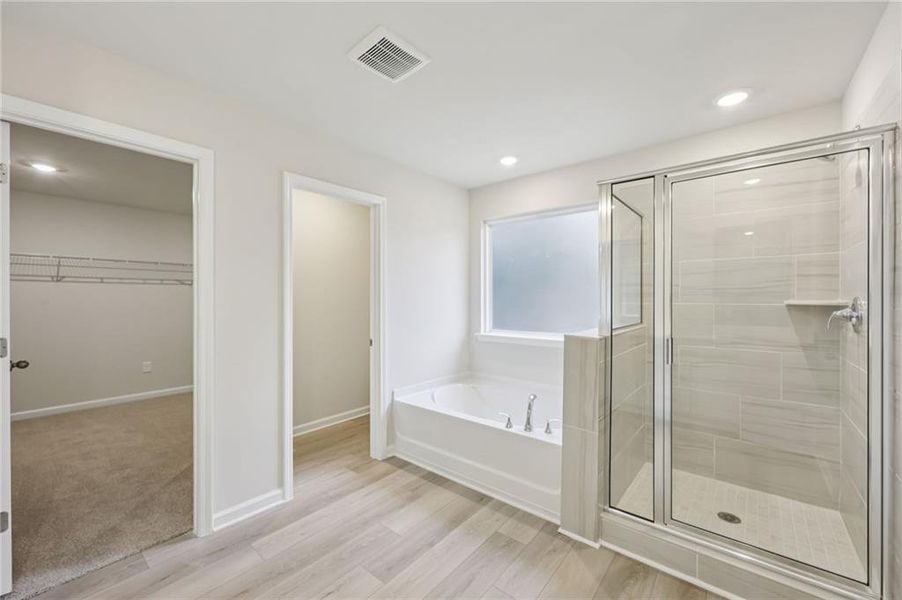 Furnished interior view inside a new home in Parkside at Grayson, Grayson (Image 10).