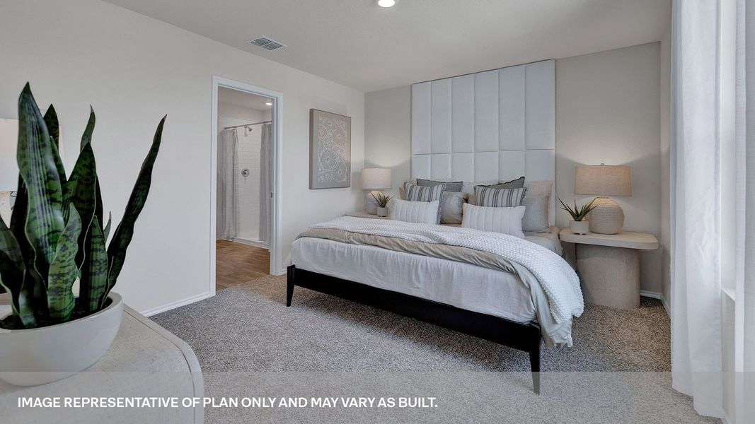 Furnished interior view inside a new home in Sunset Oaks, Maxwell (Image 21).