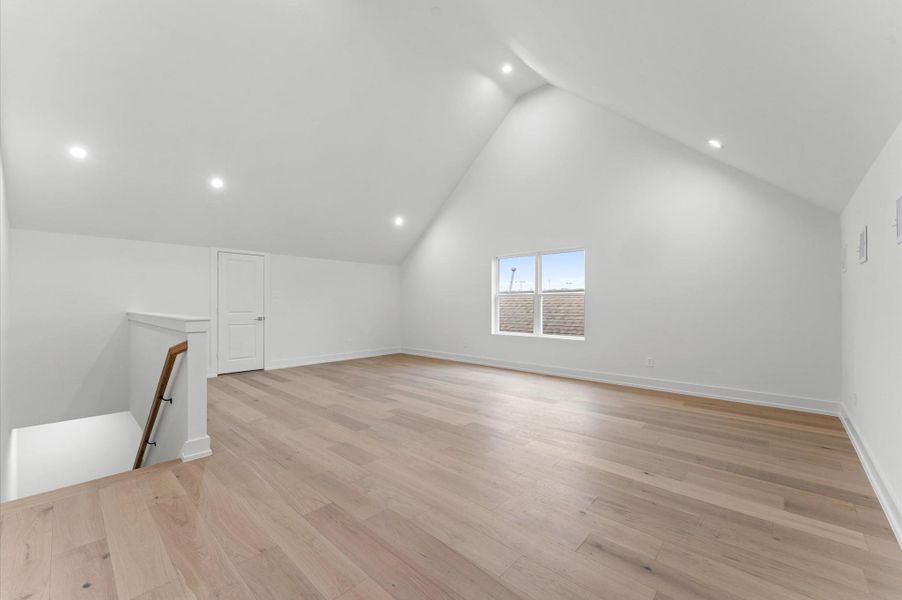 Large media room or 4th bedroom. Large media room or 4th bedroom.