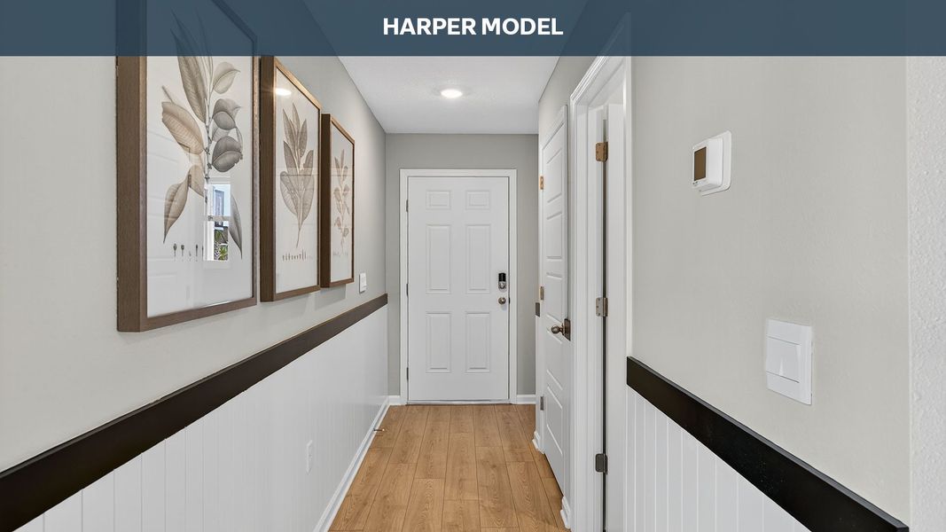 Representative furnished interior of a home built from the Harper by D.R. Horton in Diamond Springs, Jacksonville (Image 6).