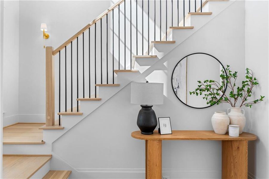 Furnished interior view inside a new home in , Atlanta (Image 29).