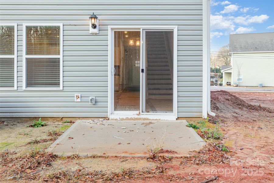 Exterior details and patio area of a home in , Charlotte (Image 16).
