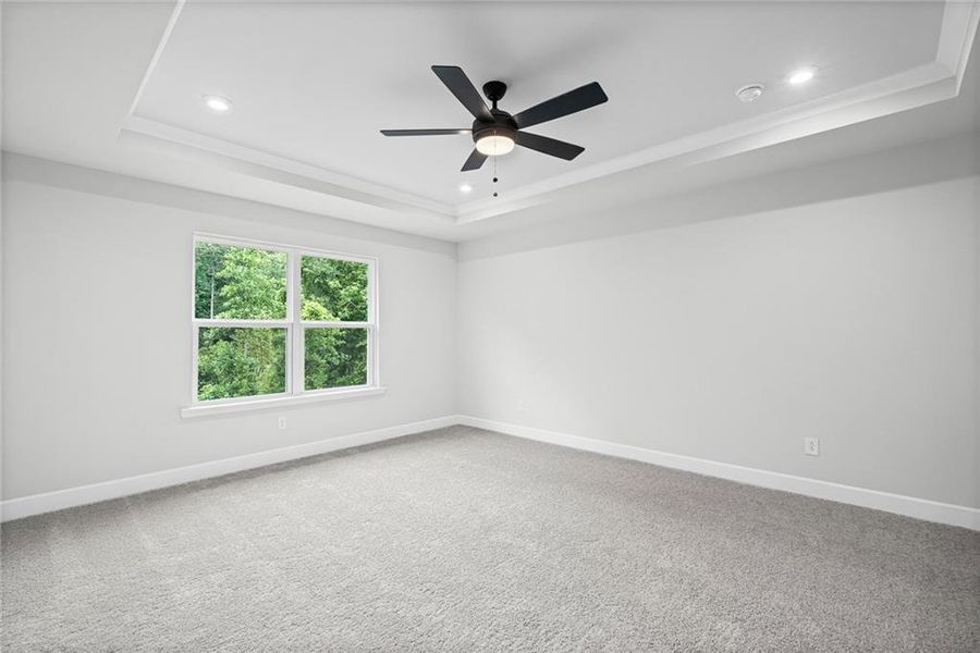 Spacious, unfurnished interior of a new home in Oakwood, Cumming (Image 27). Spacious, unfurnished interior of a new home in Oakwood, Cumming (Image 27).