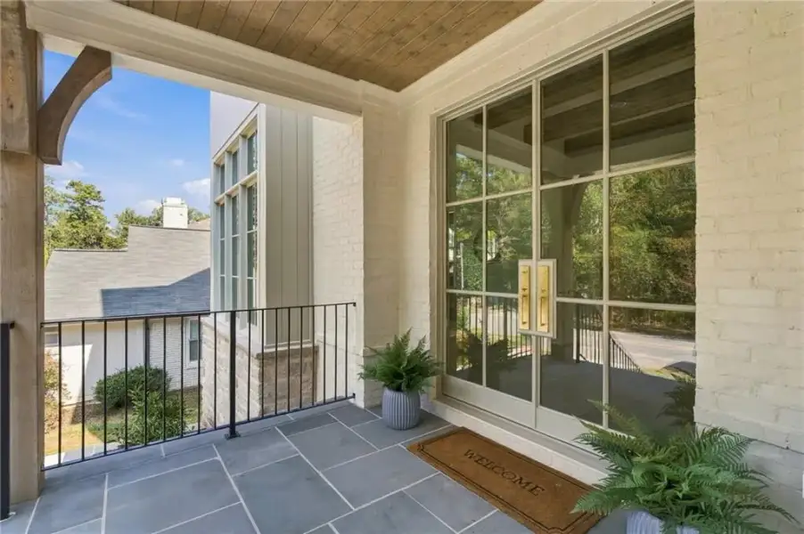 Exterior details and patio area of a home in , Atlanta (Image 4).