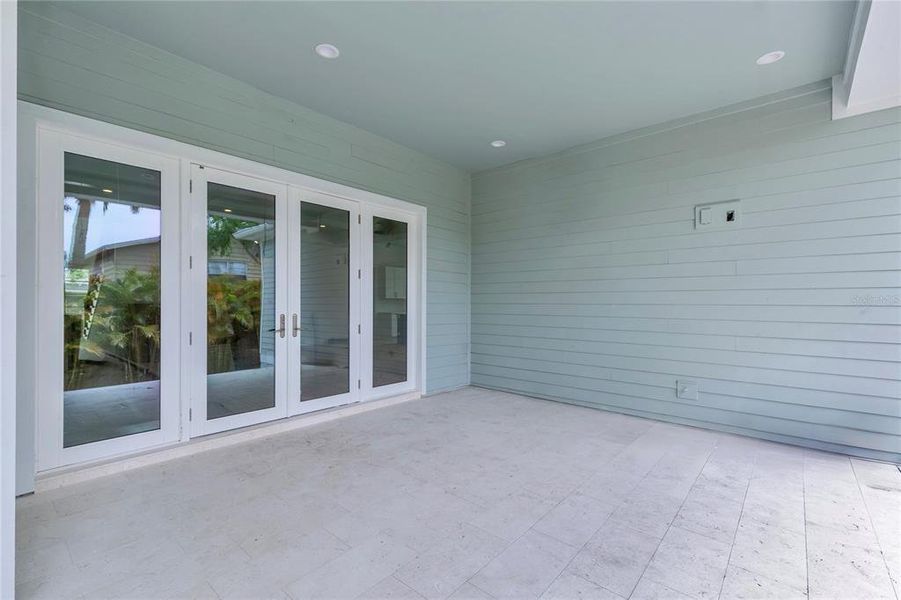 Exterior details and patio area of a home in , Tampa (Image 3). Exterior details and patio area of a home in , Tampa (Image 3).