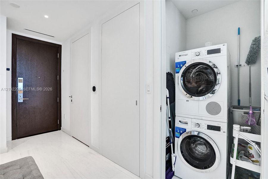 Furnished interior view inside a new home in , Miami (Image 30).