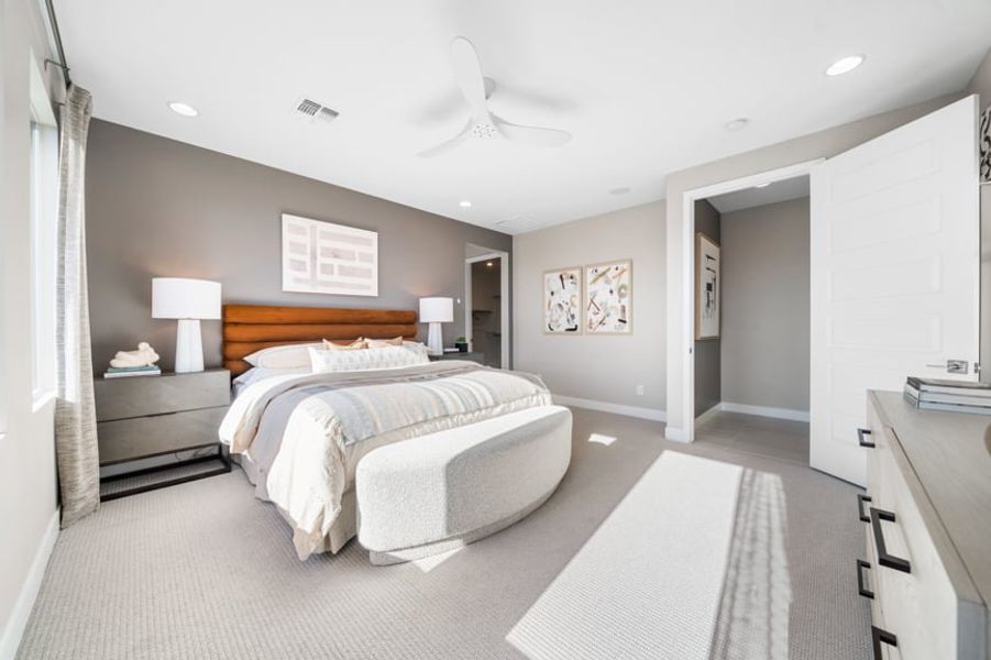 Representative furnished interior of a home built from the Sunrise by Taylor Morrison in Ovation at Meridian 55+, Queen Creek (Image 17).