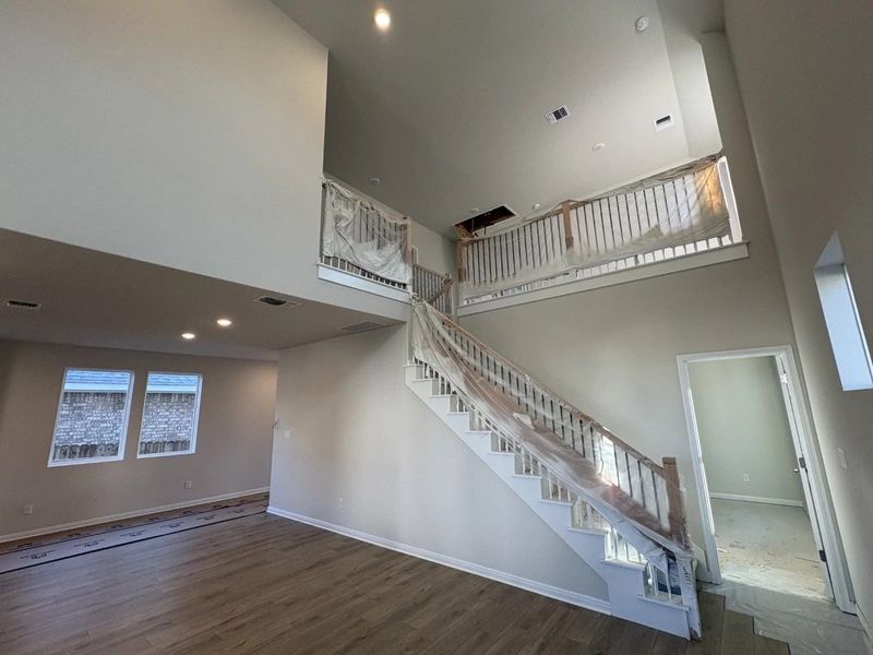 Family Room & Stairs