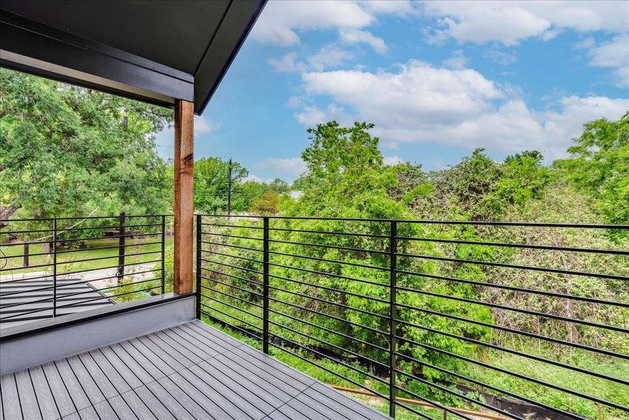 Exterior details and patio area of a home in , Austin (Image 13). Exterior details and patio area of a home in , Austin (Image 13).