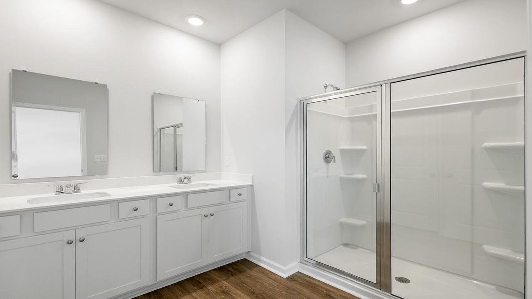 Furnished interior view inside a new home in The Crossing at St. James, Summerville (Image 8).