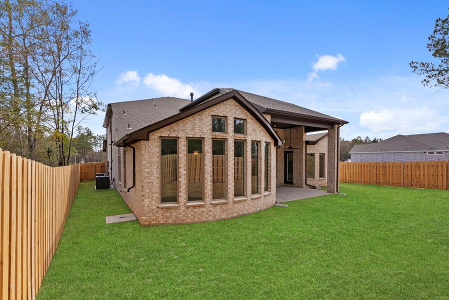 Exterior details and patio area of a home in COLTON, Montgomery (Image 24).