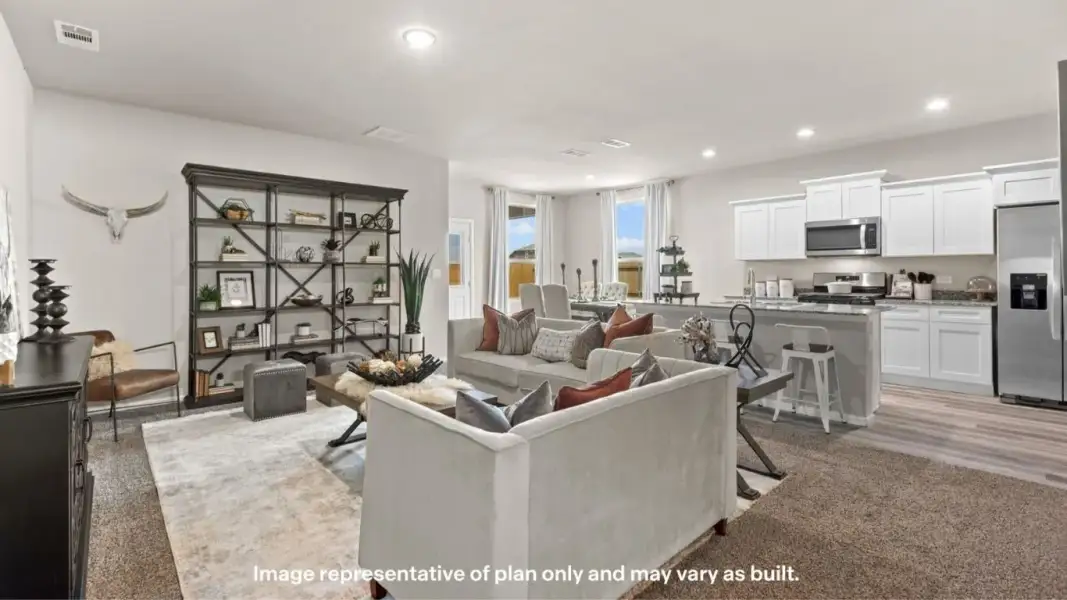 Furnished interior view inside a new home in Yukon Ridge, Odessa (Image 9).