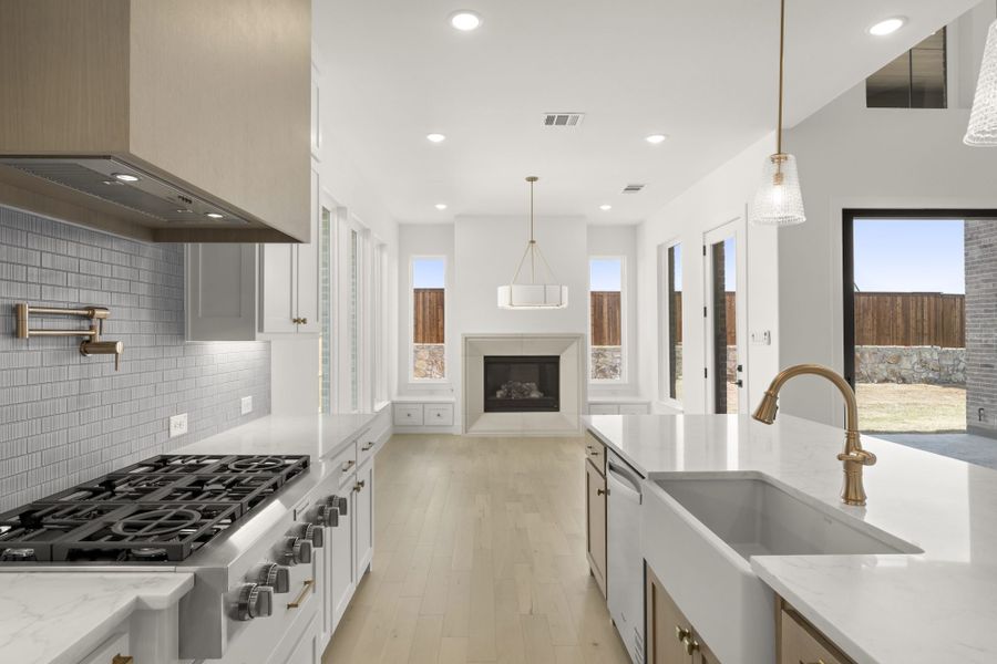 Furnished interior view inside a new home in Mosaic – 70′ Lots, Celina (Image 9).