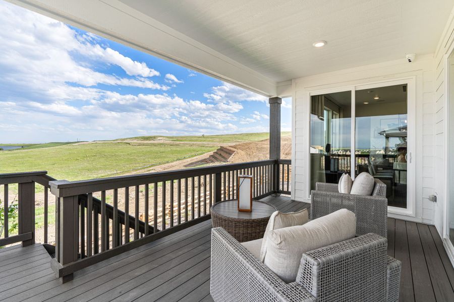 Representative furnished interior of a home built from the Vail by Taylor Morrison in Trailstone Destination Collection, Arvada (Image 43).