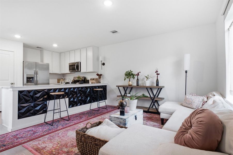 Furnished interior view inside a new home in Tavola, New Caney (Image 7).