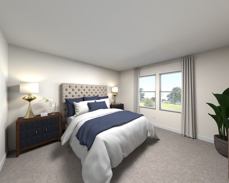 Furnished interior view inside a new home in Crossrail Station, Mooresville (Image 8).