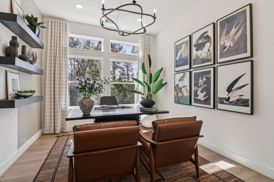 Furnished interior view inside a new home in Audubon, Magnolia (Image 16). Furnished interior view inside a new home in Audubon, Magnolia (Image 16).