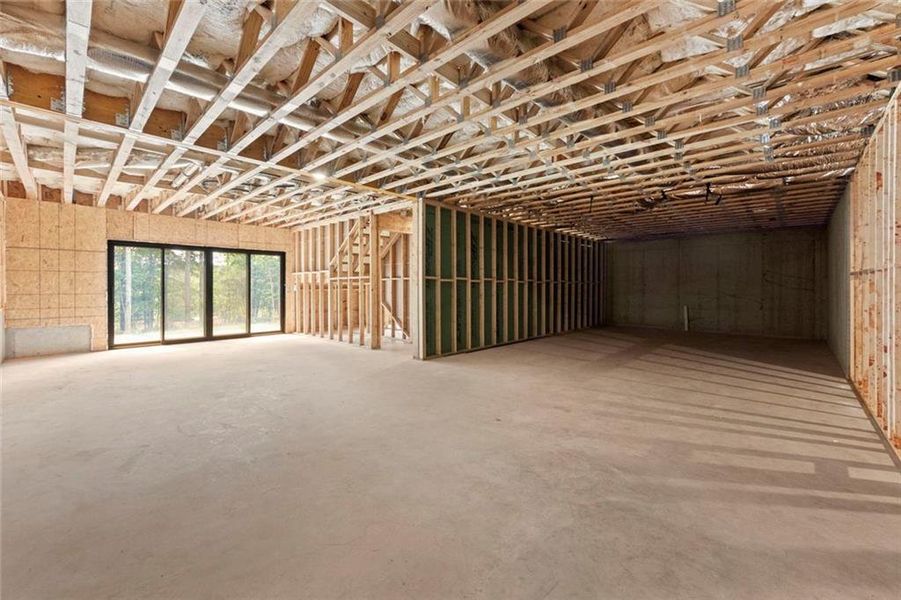 In-progress construction of a new home in , Fairburn, GA (Image 55).