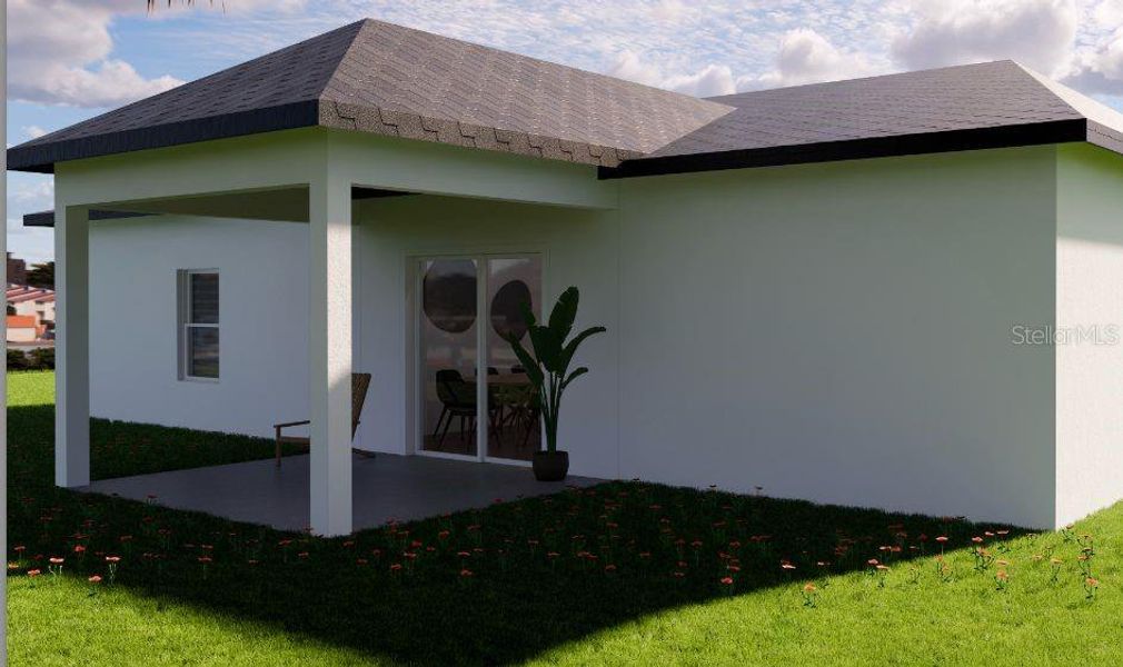 Exterior details and patio area of a home in , Port Charlotte (Image 3).