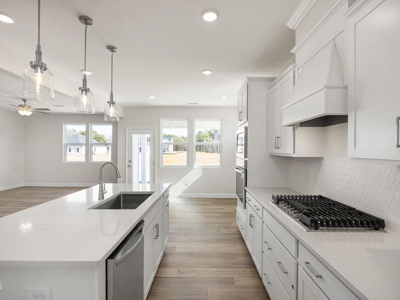 Furnished interior view inside a new home in Retreat at North Main, Lillington (Image 4).