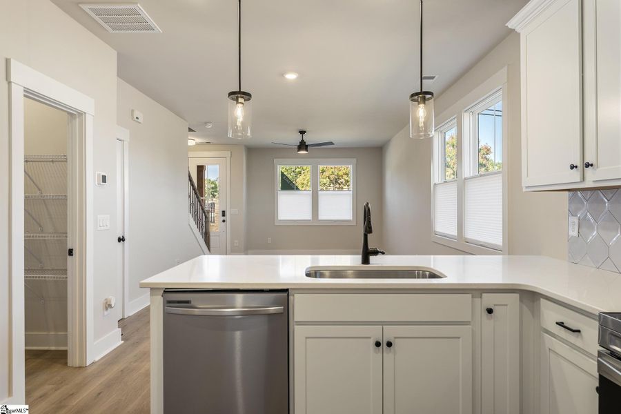 Furnished interior view inside a new home in Renaissance Place, Greenville (Image 4).