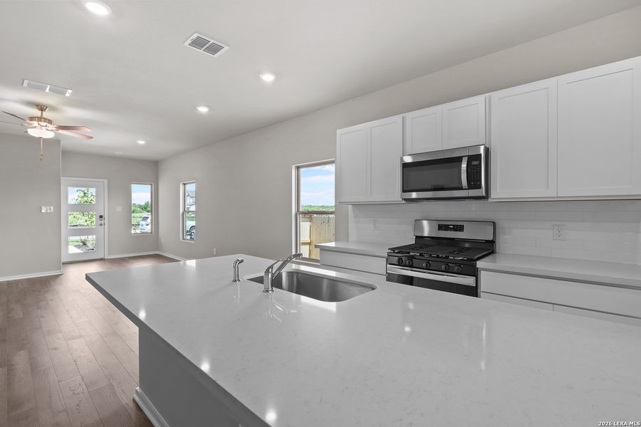 Furnished interior view inside a new home in The Parklands, Schertz (Image 7).