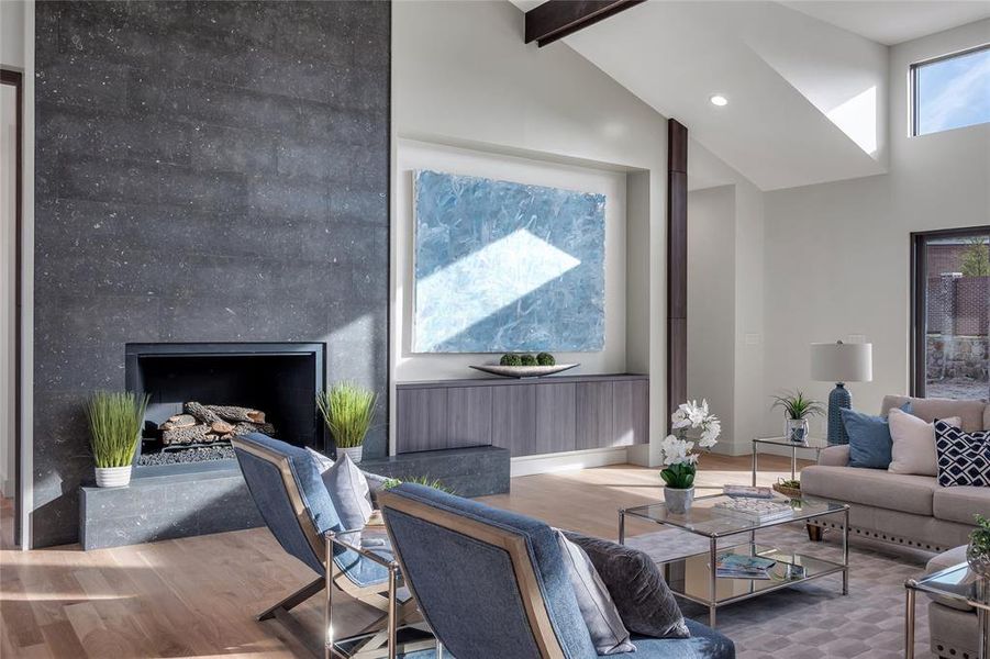 Furnished interior view inside a new home in Montclair, Prosper (Image 25).