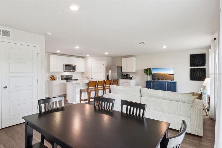 Furnished interior view inside a new home in Magnolia Pointe, Umatilla (Image 29).