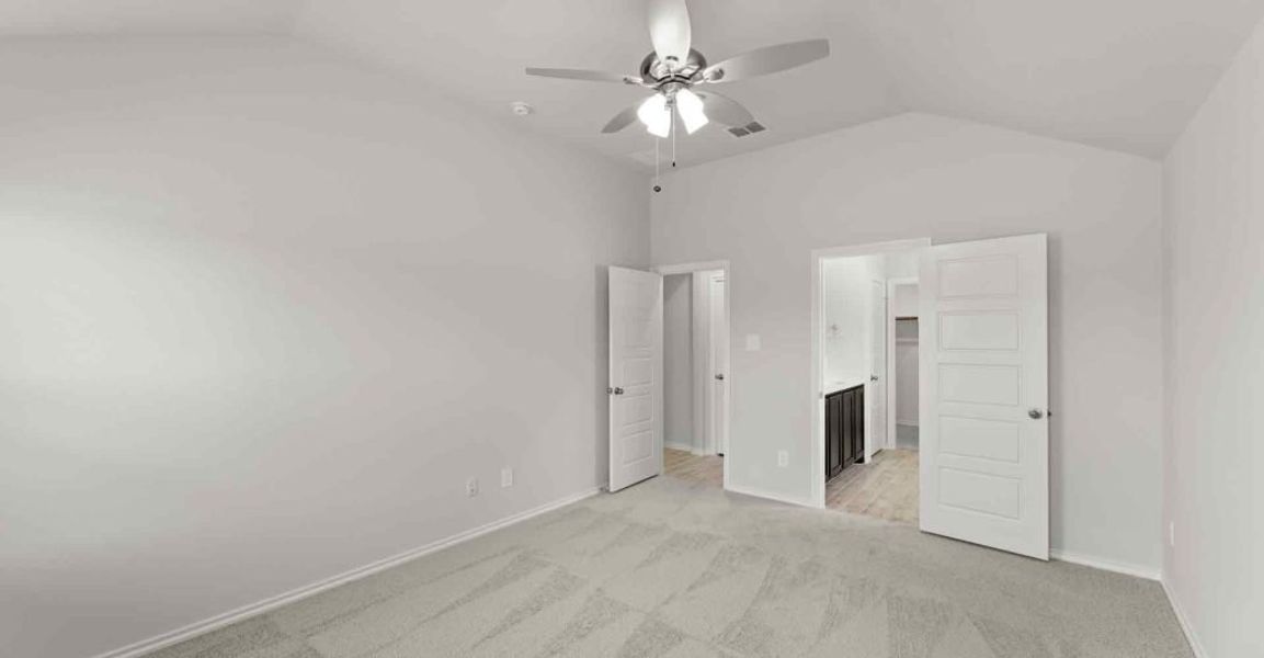 Representative exterior photo of a completed home built from the Atlanta by Impression Homes in Keeneland, Aubrey, TX (Image 14).