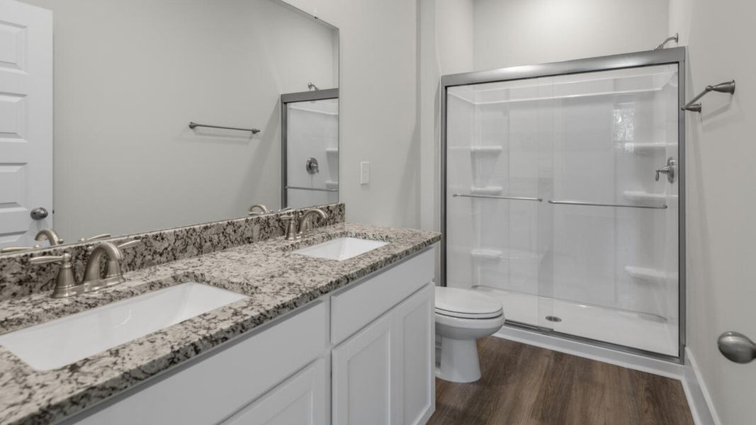 Furnished interior view inside a new home in Indigo Preserve Townhomes, Leland (Image 10).