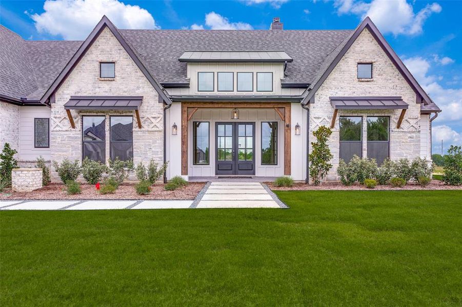 Front exterior of a new home in , Weatherford, TX, highlighting curb appeal (Image 22).