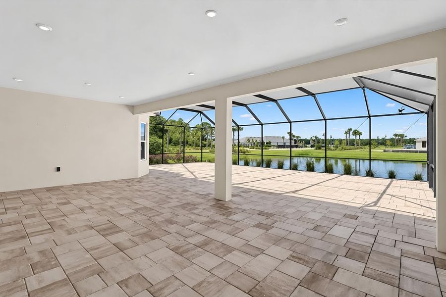 Exterior details and patio area of a home in Westview Community Group Page, Kissimmee (Image 26).