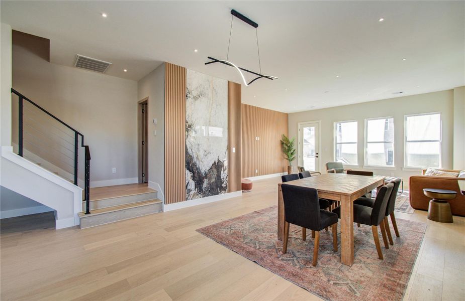 Furnished interior view inside a new home in , Houston (Image 40).