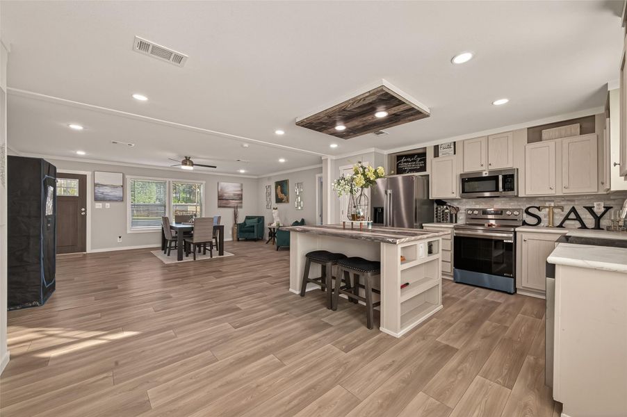 Furnished interior view inside a new home in , Cleveland (Image 8).