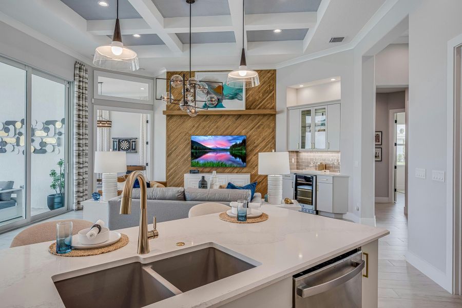 2D floor plan layout for the Sage by GHO Homes in Belterra, Port St. Lucie, FL (Image 49).