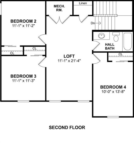 2D floor plan layout of this home in , Newark, TX (Image 4).
