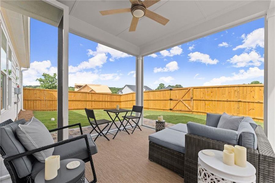 Exterior details and patio area of a home in , Homer (Image 24). Exterior details and patio area of a home in , Homer (Image 24).