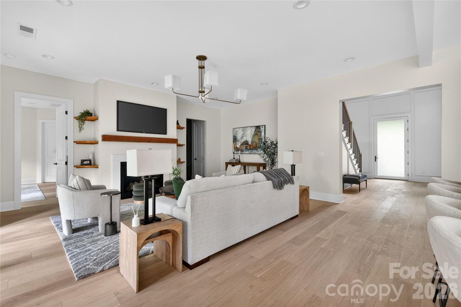 Furnished interior view inside a new home in , Charlotte (Image 15).