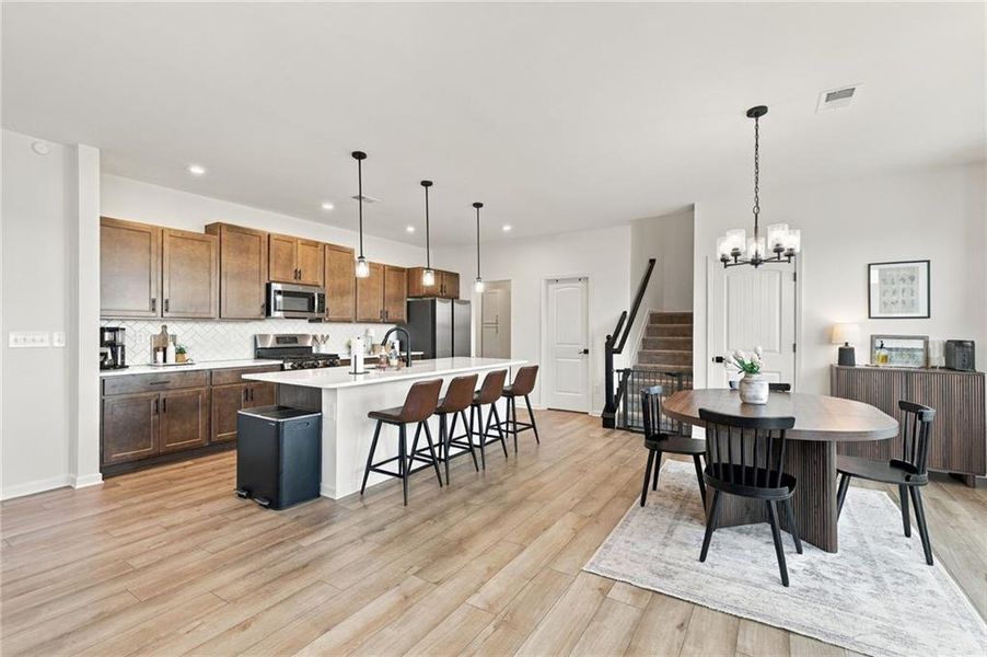 Furnished interior view inside a new home in Sweetbay Farm, Lawrenceville (Image 46).