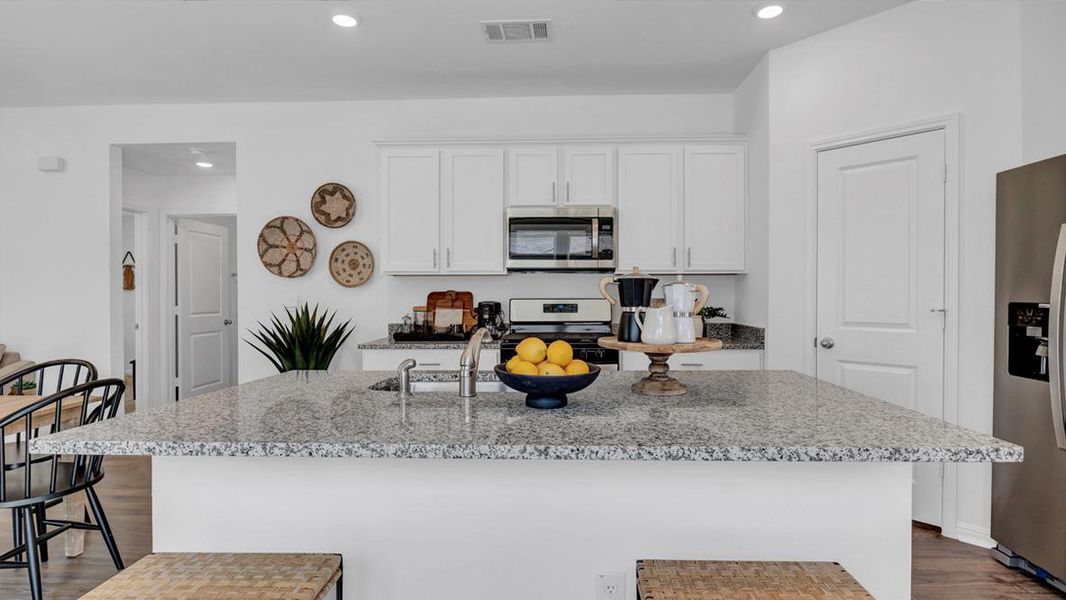 Furnished interior view inside a new home in Prairie Lakes, Buda (Image 24).