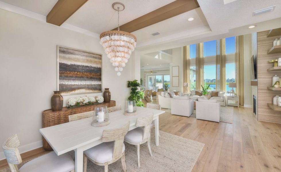 Furnished interior view inside a new home in Tidewater, Jacksonville (Image 31).