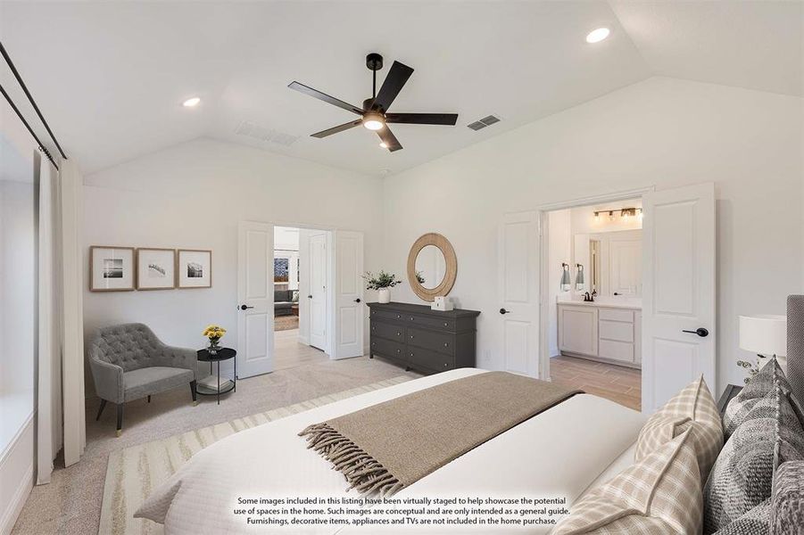 Furnished interior view inside a new home in West Crossing, Anna (Image 9). Furnished interior view inside a new home in West Crossing, Anna (Image 9).