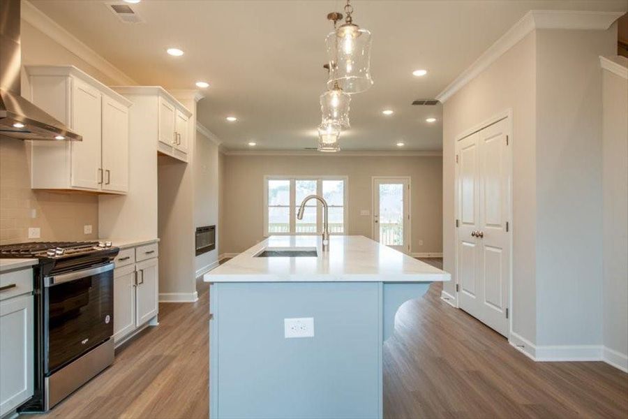 Furnished interior view inside a new home in Townes at South Main, Kennesaw (Image 4).