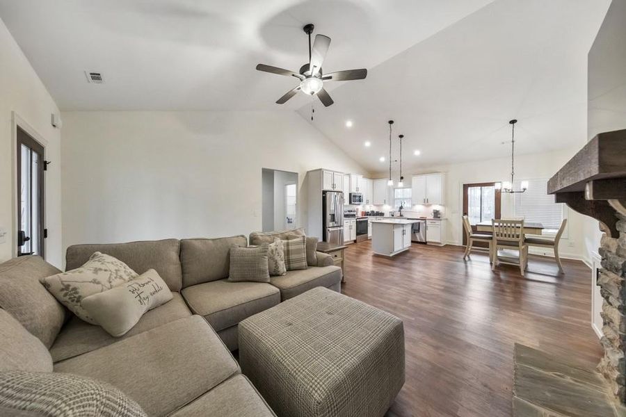 Furnished interior view inside a new home in , Rockmart (Image 15).