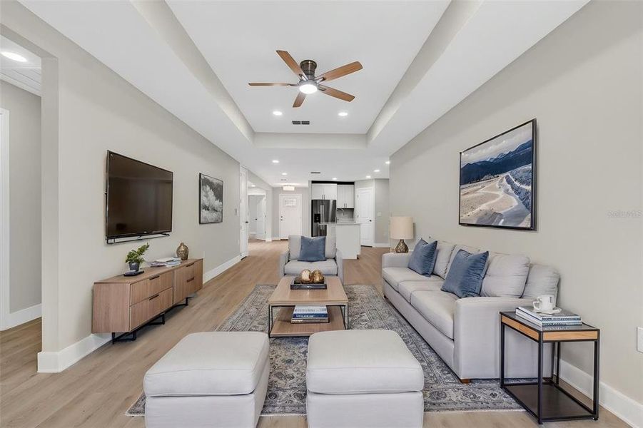 Furnished interior view inside a new home in , Orlando (Image 19).