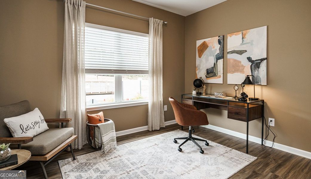 Furnished interior view inside a new home in Cobblestone Crossing, Warner Robins (Image 16).
