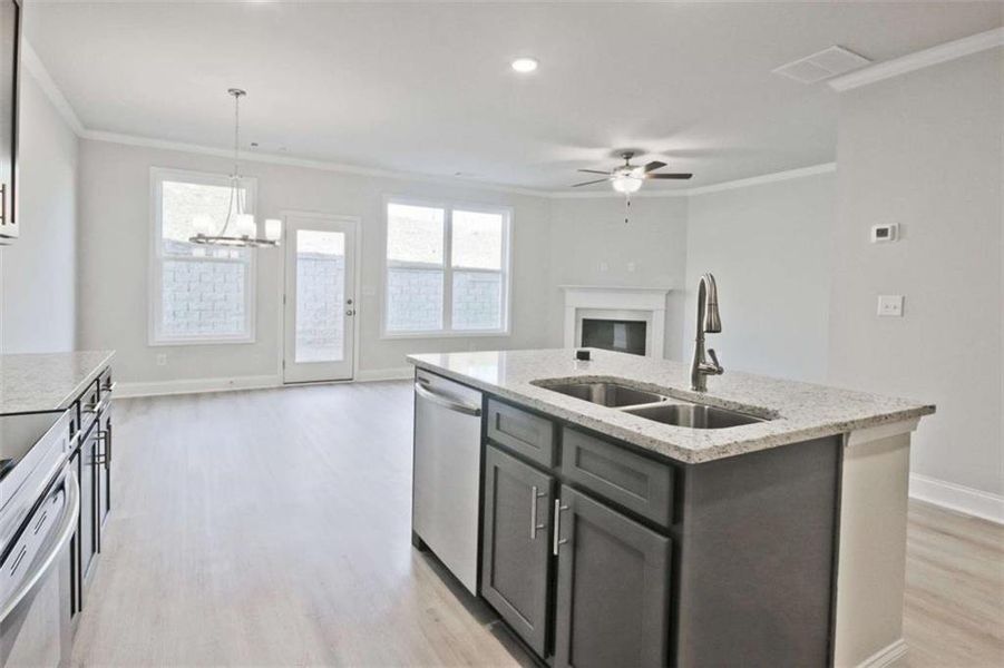 Furnished interior view inside a new home in Somerset at Riverbrook, Gainesville (Image 7).
