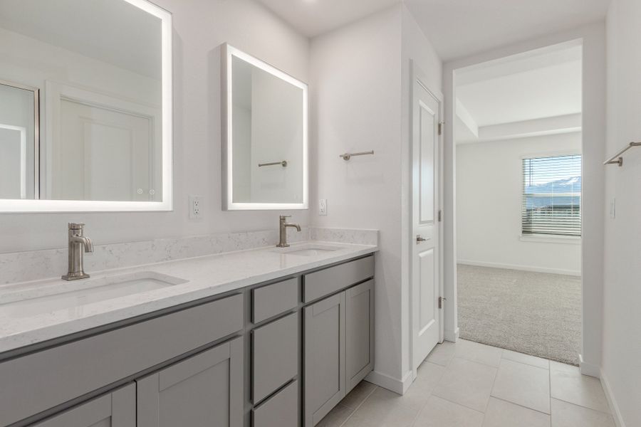 Furnished interior view inside a new home in Parkside at Victory Ridge, Colorado Springs (Image 11).