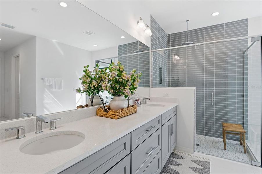 Furnished interior view inside a new home in , Punta Gorda (Image 21).